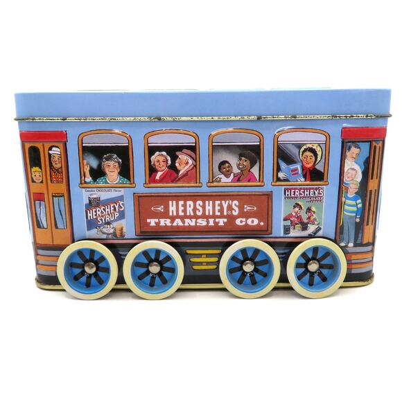 Hershey’s Collectible Vehicle Series Tin Canister #2 Trolley Transit Co. 2000 - Picture 5 of 11
